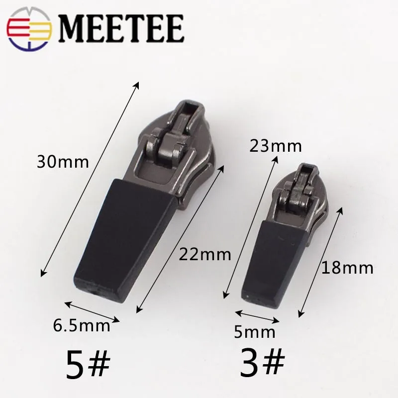 20 шт. Meetee 3 #5 # защита от нагрузки водонепроницаемая головка-слайдер на молнии
