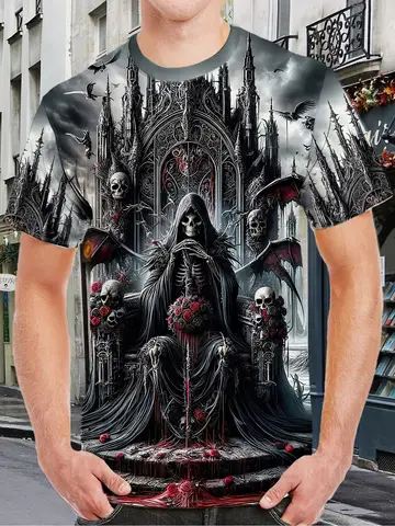 Мужская спортивная футболка полиэстер