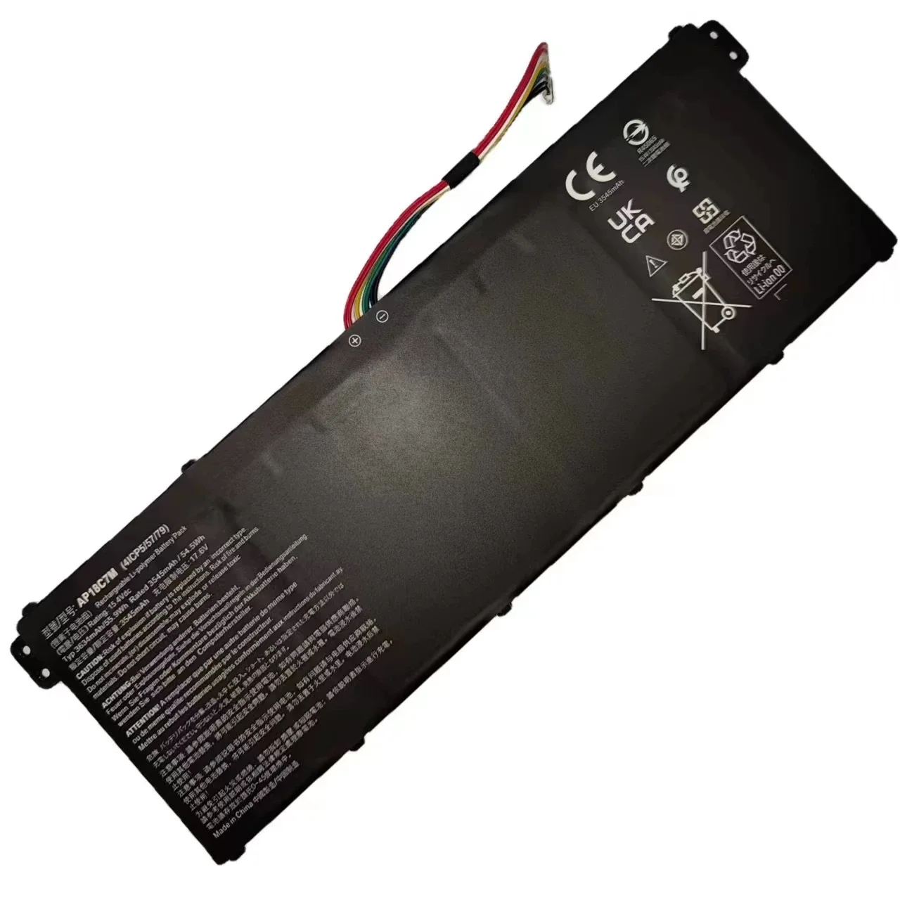 Фото Совместим с аккумулятором Acer N19H3 SF514-54/55TA SP513-54N SF313-52 AP18C7M. №4