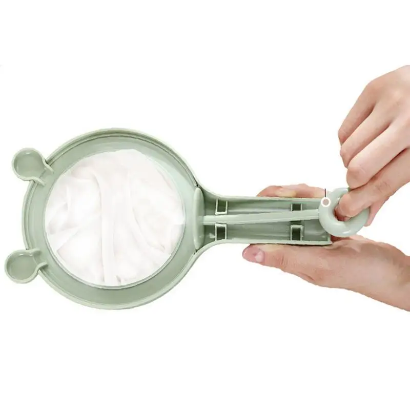 Маленькое сито для муки тонкое зеленое Кухонное еды ручное миниатюрное Сетчатое
