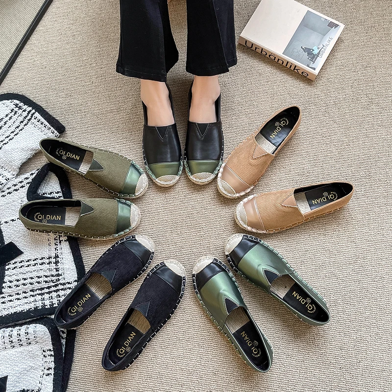 

Женские лоферы ручной работы на плоской подошве, Мокасины с блестящими бусинами, повседневные Серебристые Лоскутные Туфли с круглым носком...