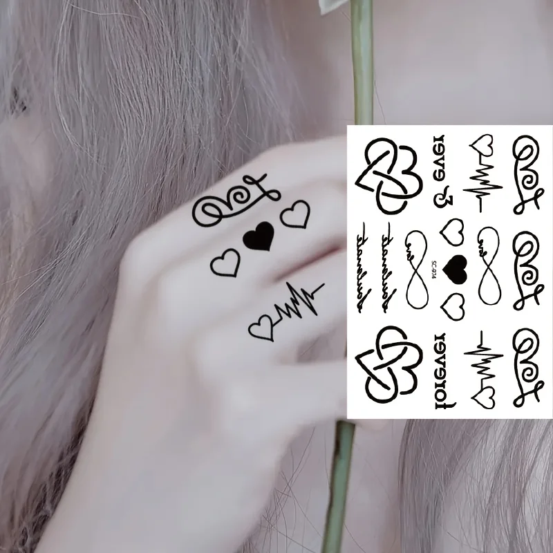 Тату-наклейки Rocooart SC974 для мужчин и женщин Переводные временные татуировки с