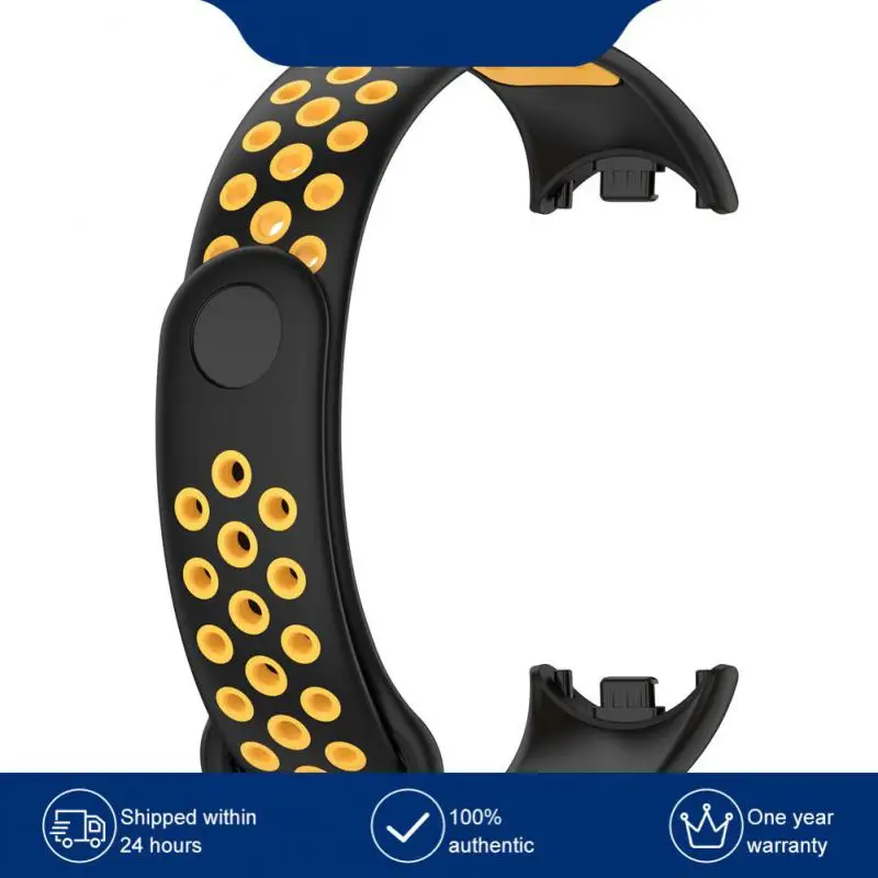 

Snap Buckle Wrist Strap 11 Grams Waterproof Strap Thick Design For Bracelet 8 Strap Replacement Wrist Strap Tpu Silicone