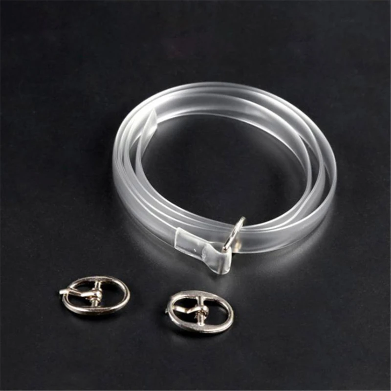 Невидимые эластичные шнурки для обуви силиконовые прозрачные на высоком каблуке