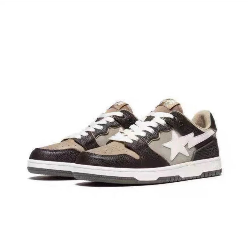 Bapesta SK8 Classic Style Casual Shoes Woman Fashion Patent Leather Luxury Sneaker Outdoor Trainers Plate-forme Designer Shoes