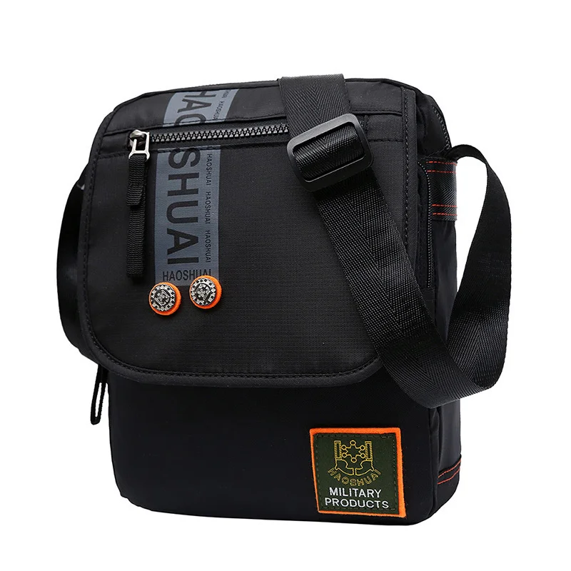

Men Nylon Sling Shoulder Cross Body Bag Multi-Pocket Travel Military Simple Fashion Trends Male Waterproof Single Messenger Bags