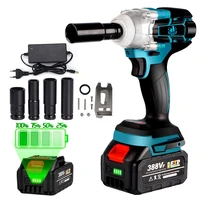 388vf 350n m brushless cordless electric impact wrench 12 inch multifunctional power tools compatible 18v battery with socket