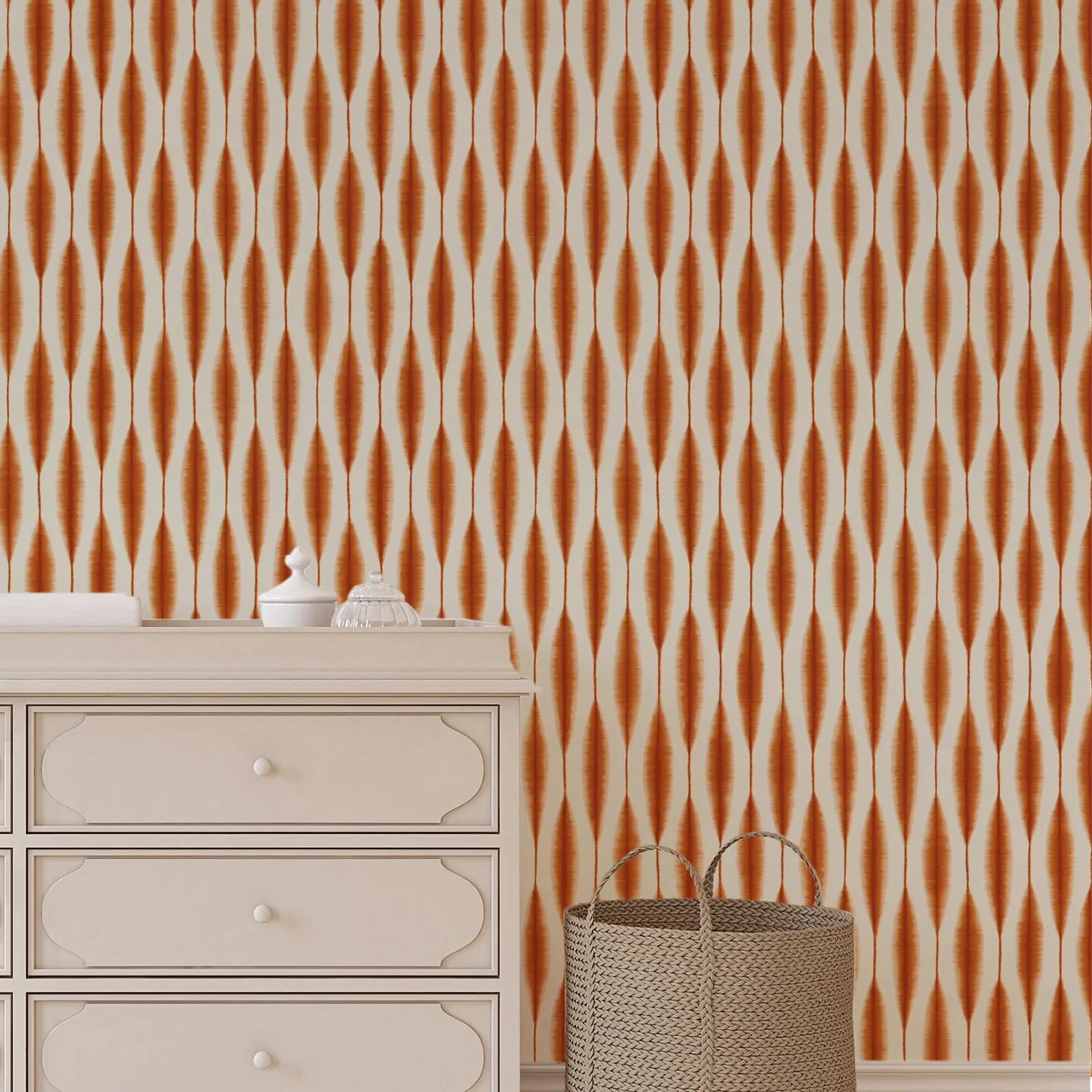 

Обои Pixel&Wall бумажные красные геометрические