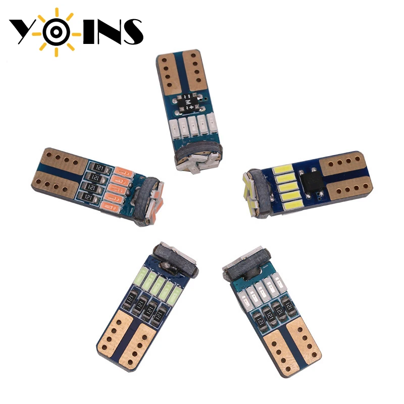 2 шт. Canbus безошибочные 12 В T10 194 W5W 4014 15 SMD Автомобильные светодиодсветодиодный