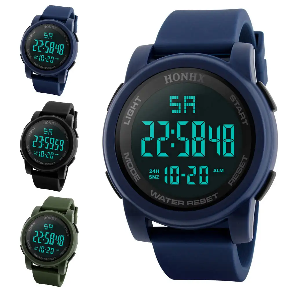 

Fashion Men's Waterproof LED Digital Quartz Military Luxury Sport Date Wrist Sport Watches