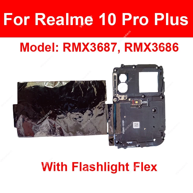 Крышка материнской платы для Realme 10Pro 11Pro Plus 10 Pro 11 световая рамка с Flshlight гибкий