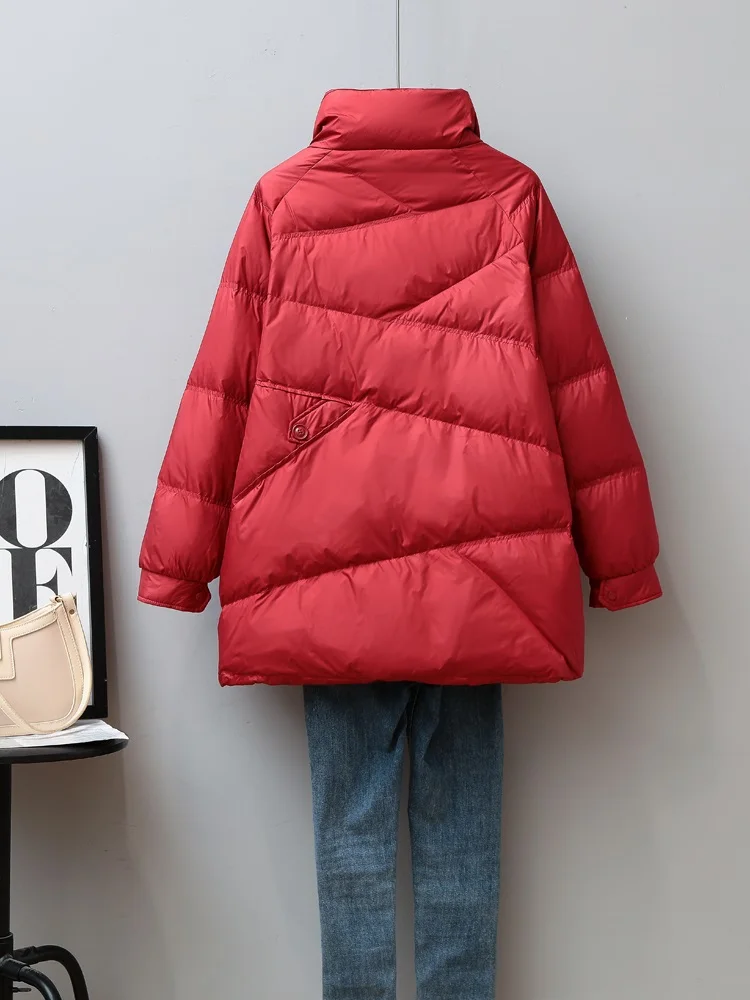 New Women Down Jacket Casual Style Autumn Winter Coats And Parkas Female Outwear