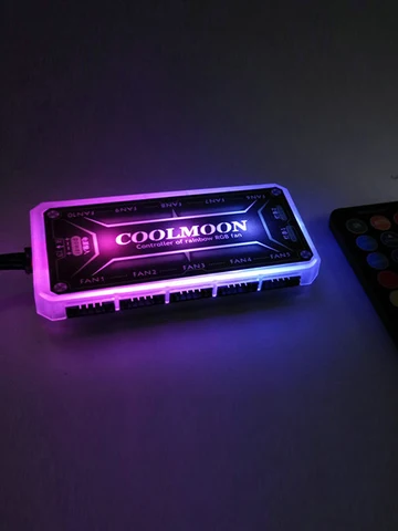 COOLMOON RGB Light Пульт дистанционного управления DC12V 5A Светодиодный RGB Цветной диммер