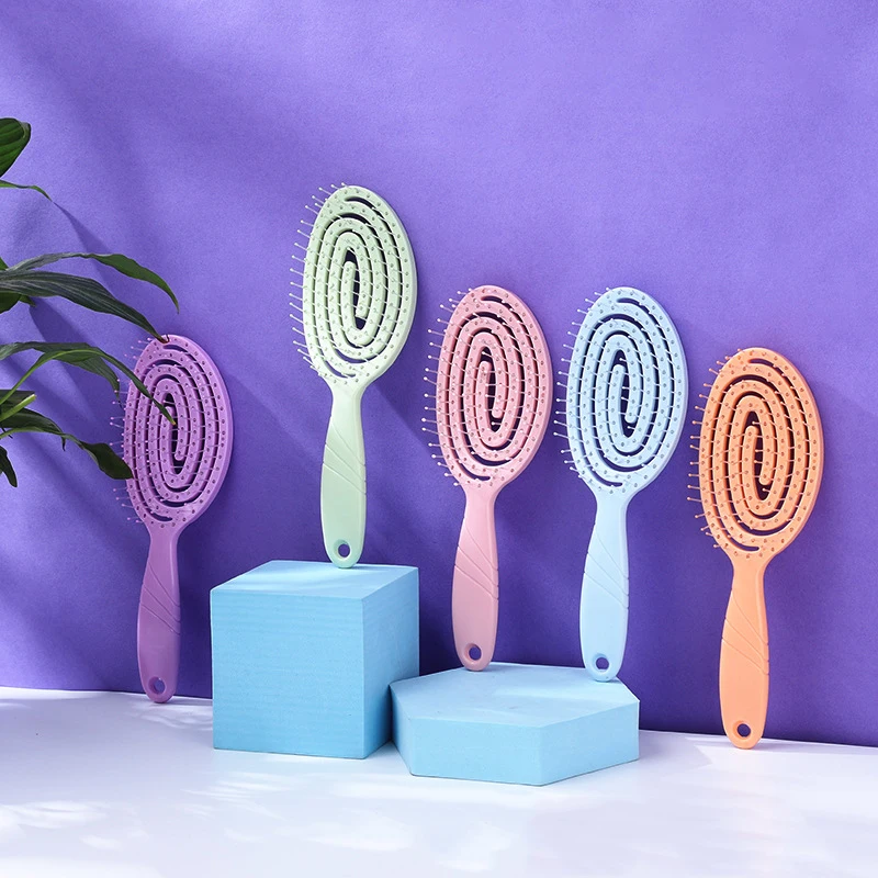 Расслабляющая эластичная Массажная расческа портативная щетка для волос головы