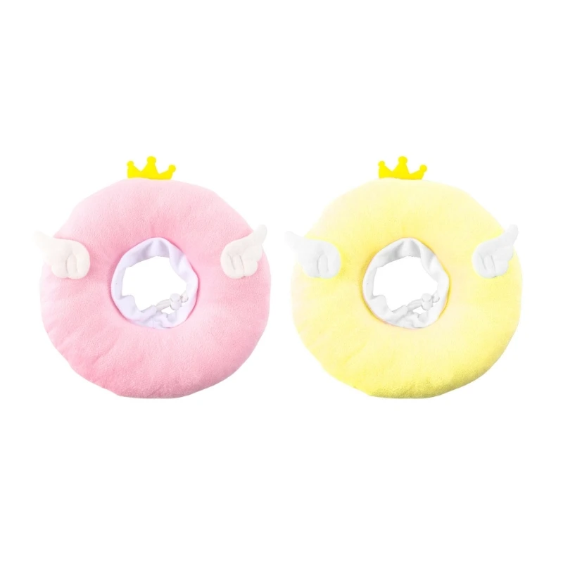 

Ошейник для восстановления, регулируемый конусный ошейник, мягкие милые конусы для подушки после мультяшного рисунка, предотвращающие лиз...