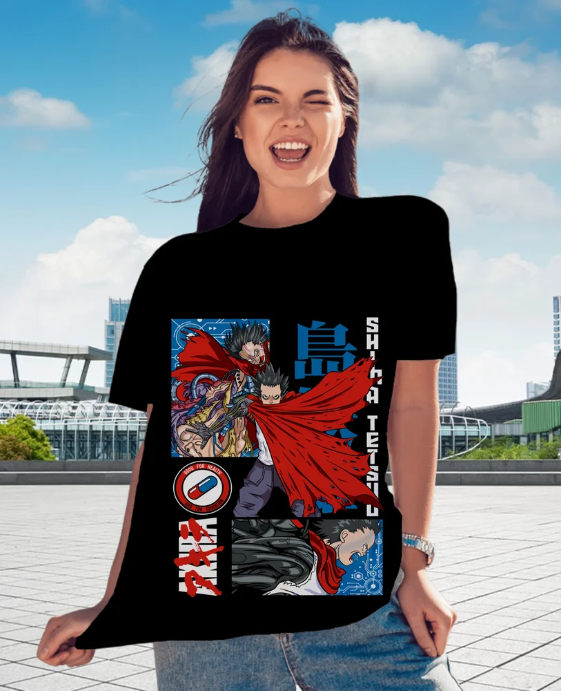 Футболка AKIRA Manga Anime Kaneda Tetsuo Katsuhiro Otomo Neo Tokyo всех размеров