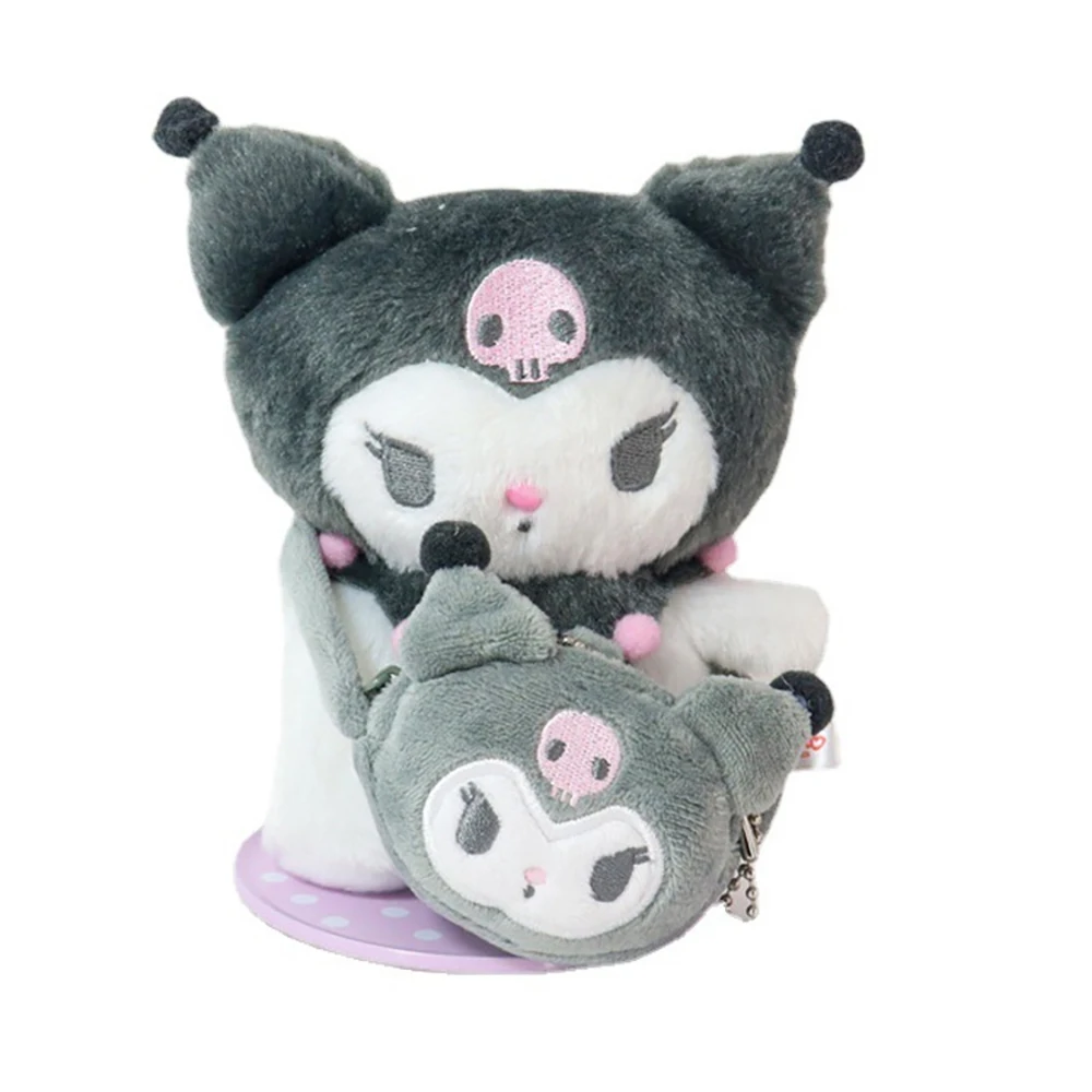 

Sanrio Hello Kt Kuromi Melody Cinnamoroll 13Cm Plush Key Chains Pendant Messenger Bag Doll Toy High-Quality Gifts for Childrens