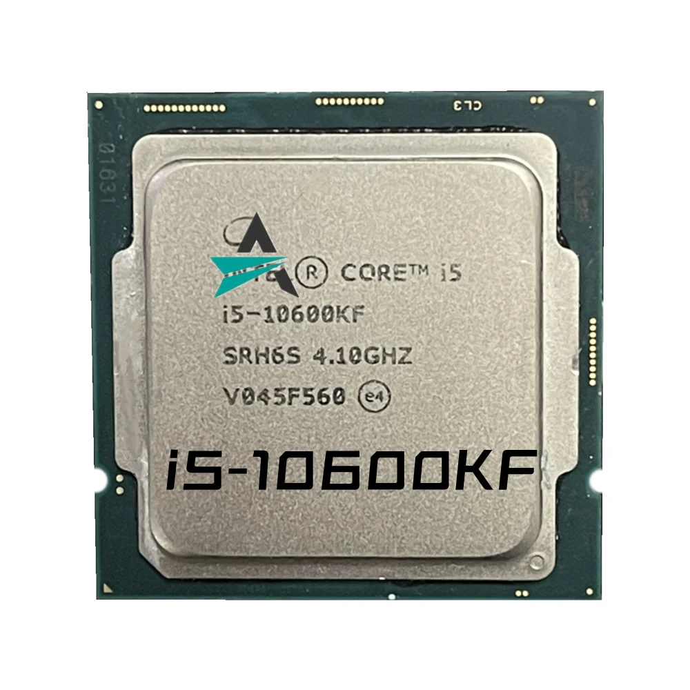 Б/у процессор Core I5 10600KF 4,1 ГГц шестиядерный двенадцатипоточный процессор 65 Вт LGA 1200
