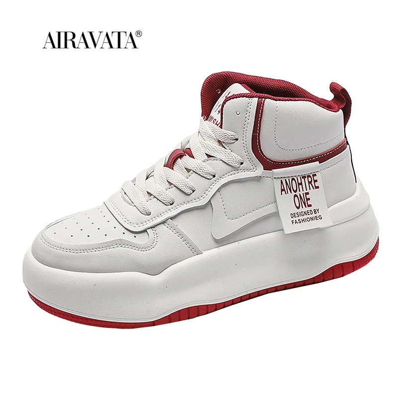 Women's Platform Skateboarding Shoes High-Top Fashion Sneakers Autumn Sports Shoes Casual Outdoor Walking Shoes