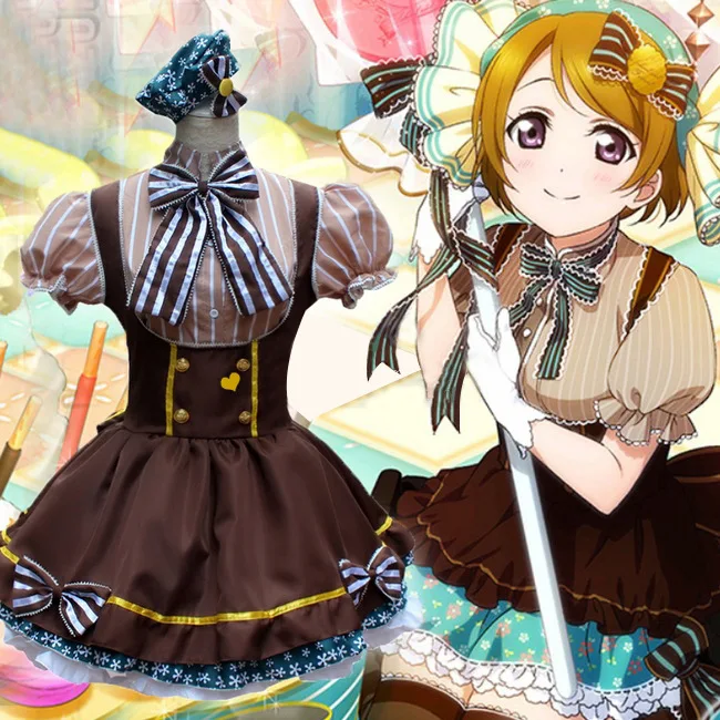 Аниме Lovelive love live Косплей из 9 человек конфетная горничная униформа Tojo/ Umi/ Eli/