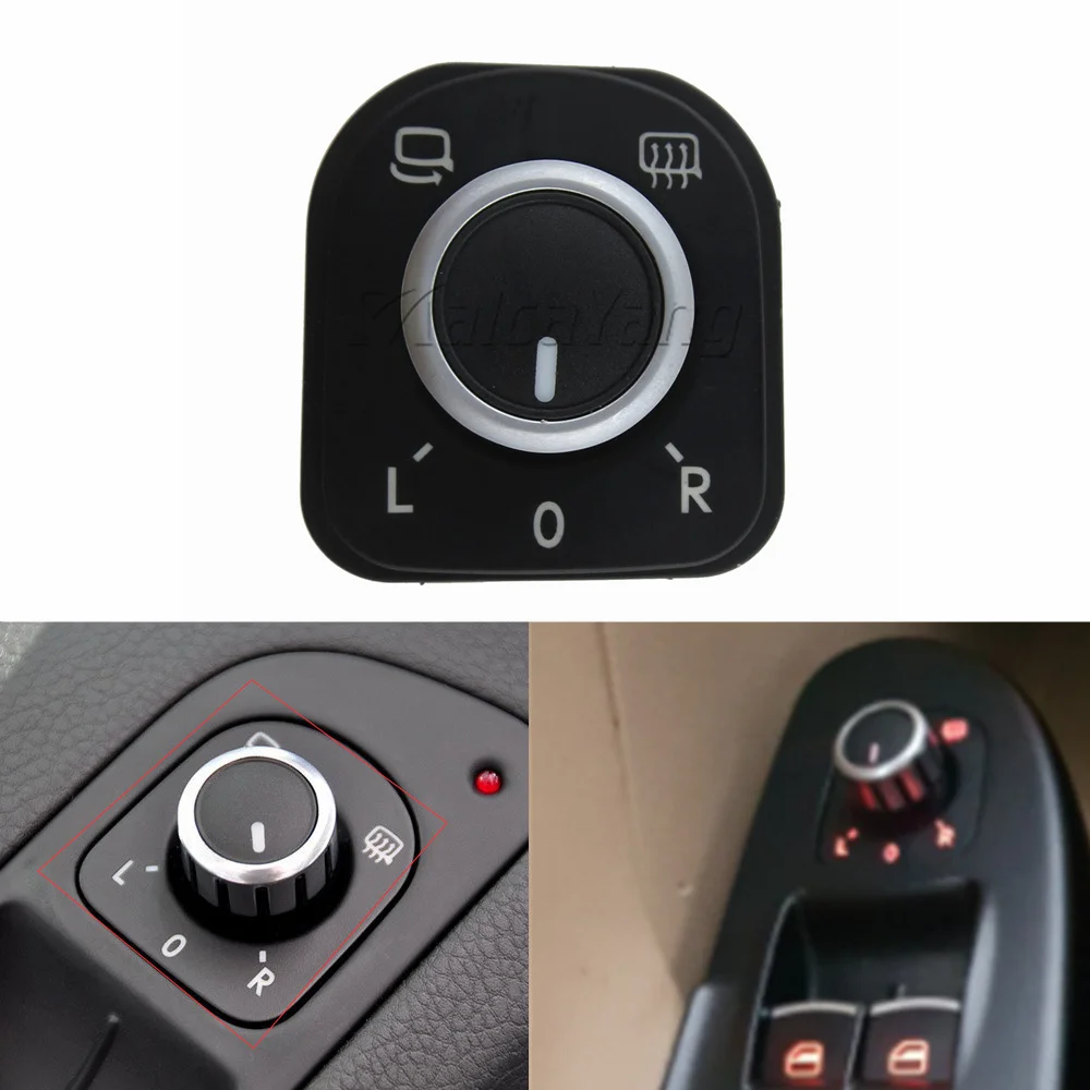 

For VW Volkswagen Jetta Golf Mk5 Mk6 Mirror Control Switch Adjust Knob For Tiguan CC Passat B6 B7 5ND 959 565F 5ND959565A