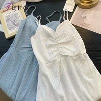 elegant sexy dress women summer spaghetti strap dresses 2022 female high waist sheath club dress short mini sleeveless vestidos