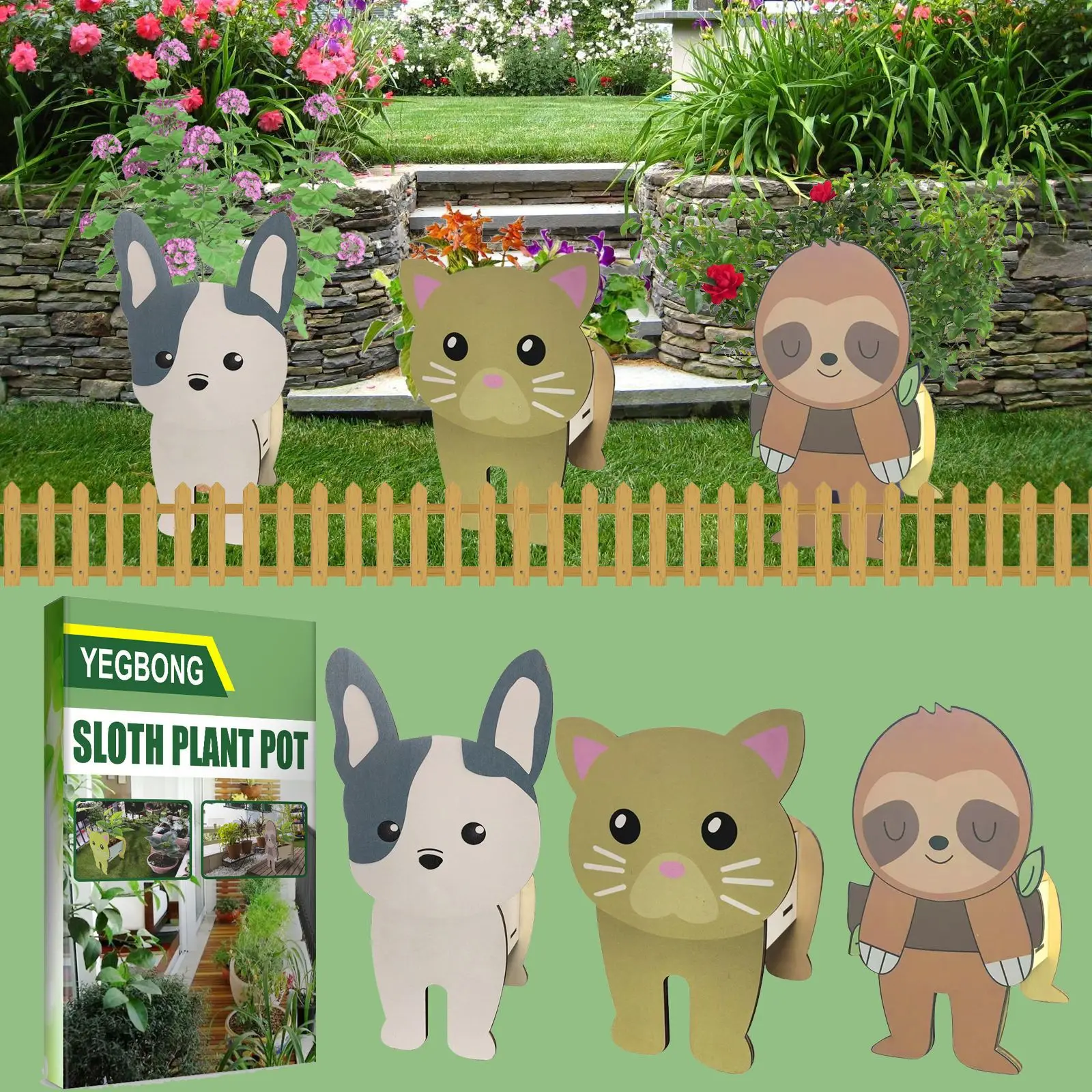 Flower Pot Creative Cartoon Animal Design Succulent Plant for Living or Artificial Plants Indoor Outdoor Garden Decoration |