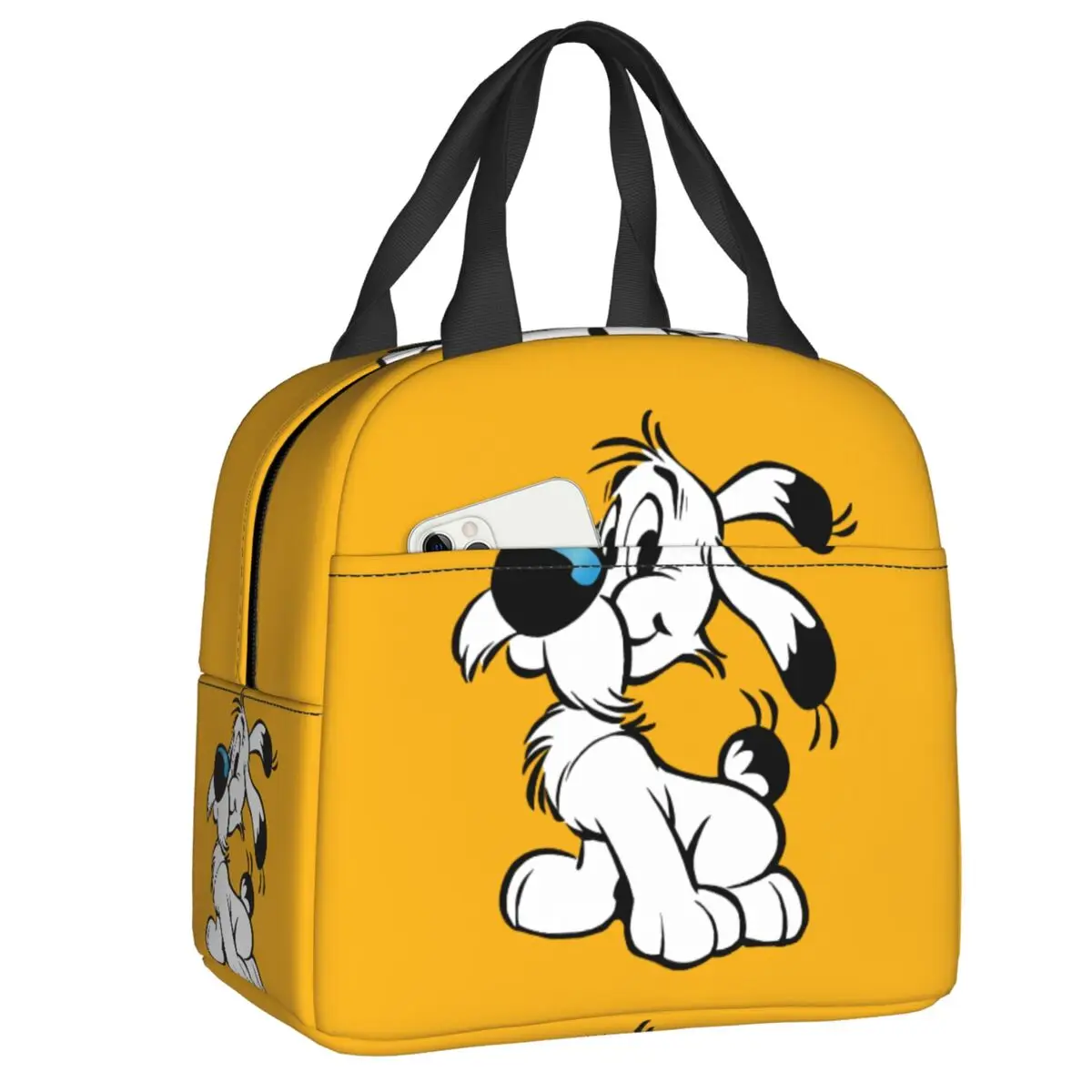 Anime Asterix And Obelix Dogmatix Lunch Box Women Warm Cooler Insulated Lunch Bag for Kids School Children Food Picnic Tote Bags