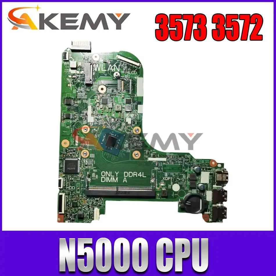 

Новинка 17831-1 3C99P для Dell Inspiron 3473 3573 3572 Материнская плата ноутбука CN-07R45T 7R45T N5000 материнская плата процессора 100% протестирована