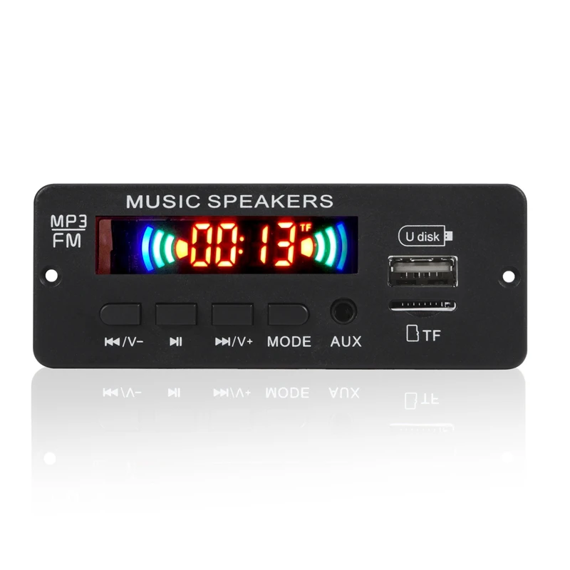 Плата декодера MP3 WPE 12 В аудио модуль USB TF радио Bluetooth5.0 беспроводной музыкальный