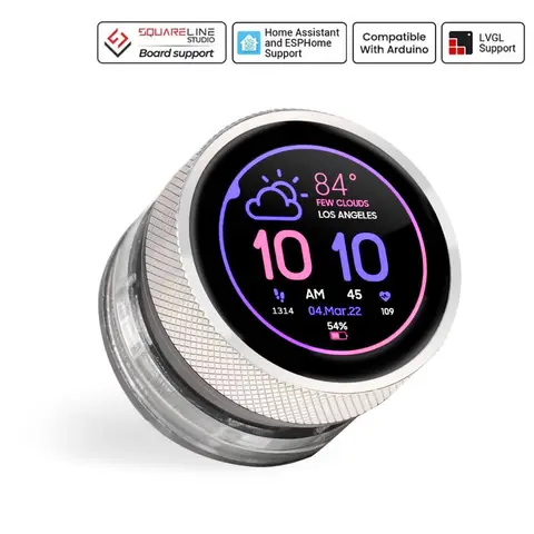 ELECROW CrowPanel 1.28-дюймовый поворотный дисплей ESP32