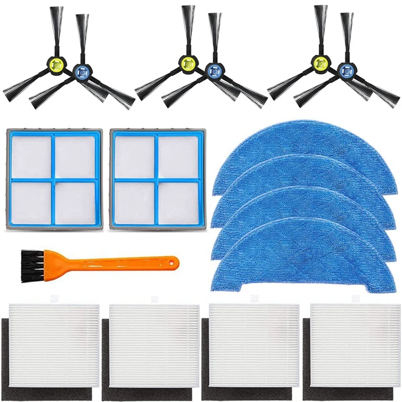

Replacement Parts Side Brushes Hepa Filters Mop Pads Compatible For Ilife V8S X750 X785 V80 Vacuum Cleaner Accessories