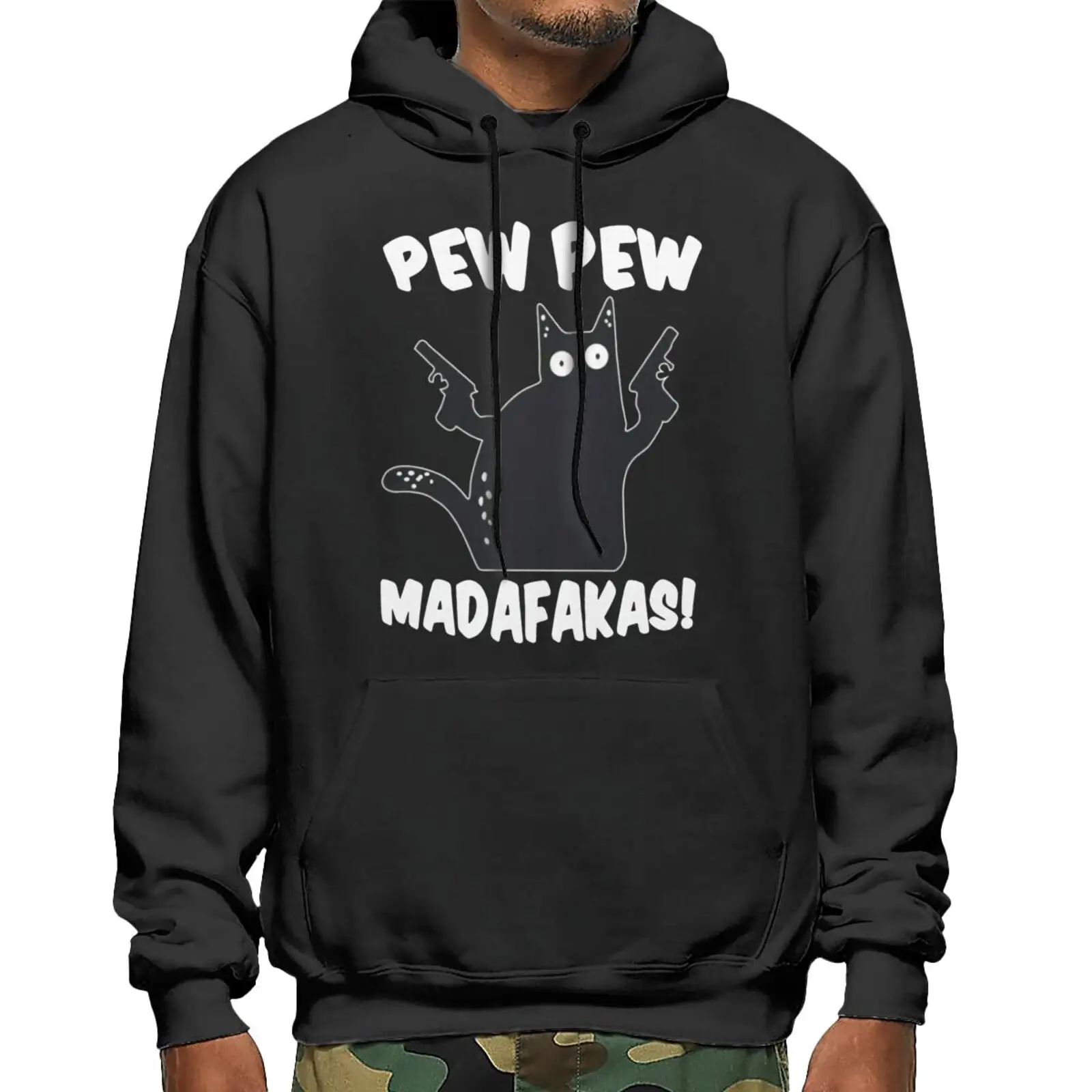

Cat Pewpew Madafakas Cat Graphic Sve Hoodie Sweatshirt Woman Hoody Anime Hoodie Clothes For Teenagers Woman Clothes Men's Sets