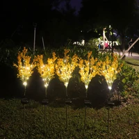 led solar rape lantern garden lawn light waterproof solar street light is suitable for courtyard wedding festival decoration