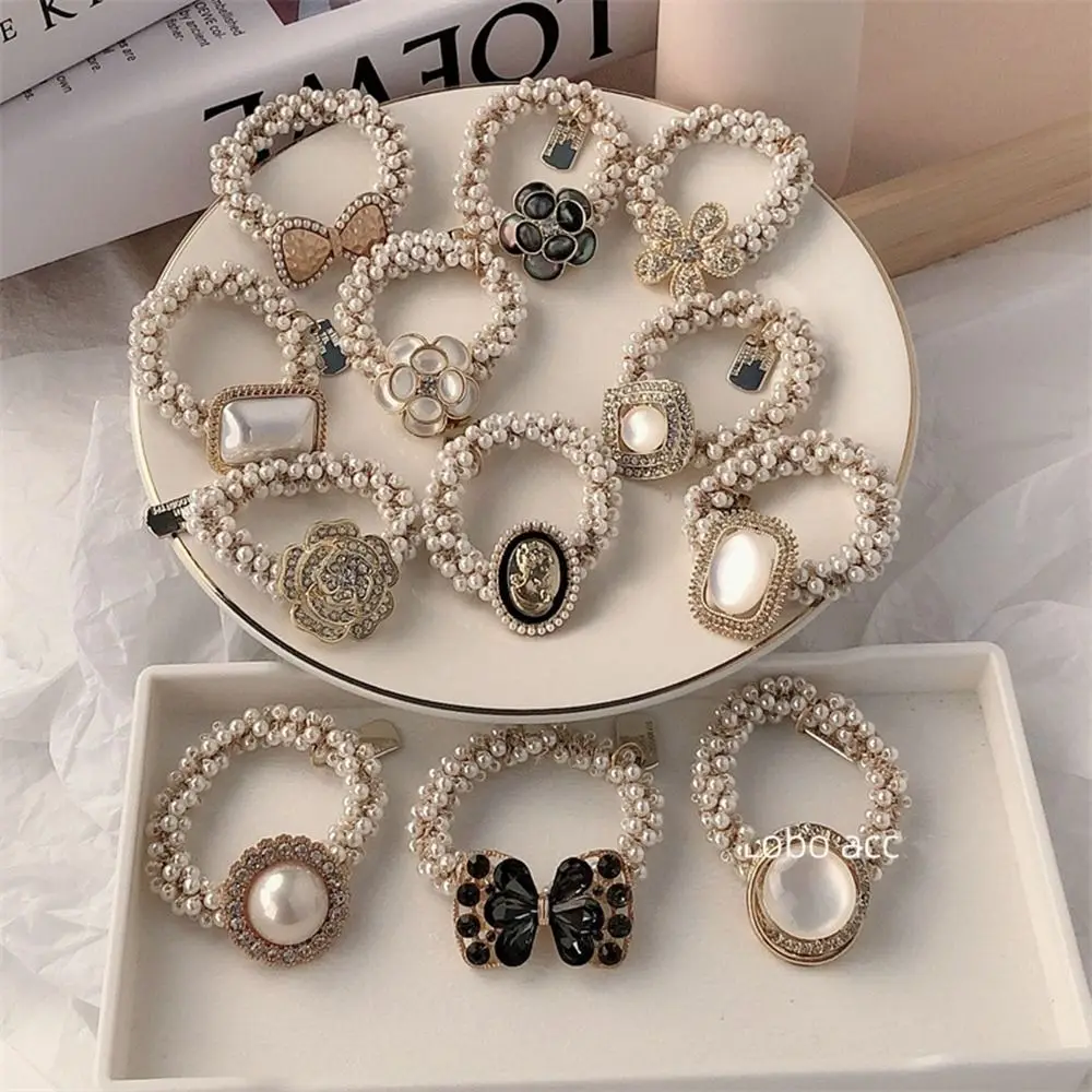 

Женские шпильки, бусины, резинки для девочек, резинки, держатели для конского хвоста, аксессуары для волос, резинка для волос, держатель для ...