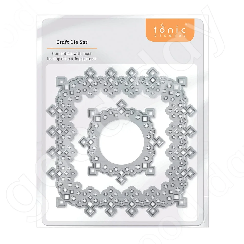 

2022 New Arrival Diamond Swing Square Metal cutting Dies Scrapbook Diary Decoration Embossing Template Diy Card Handmade