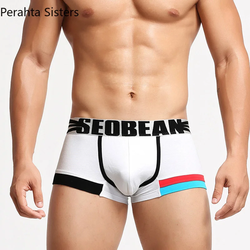 

Men's Quality Brand Top Underwear Cotton Boxer Shorts Mens Fashion Cuecas Masculina Man Boxers Underpant Boxershorts Size M-XXL