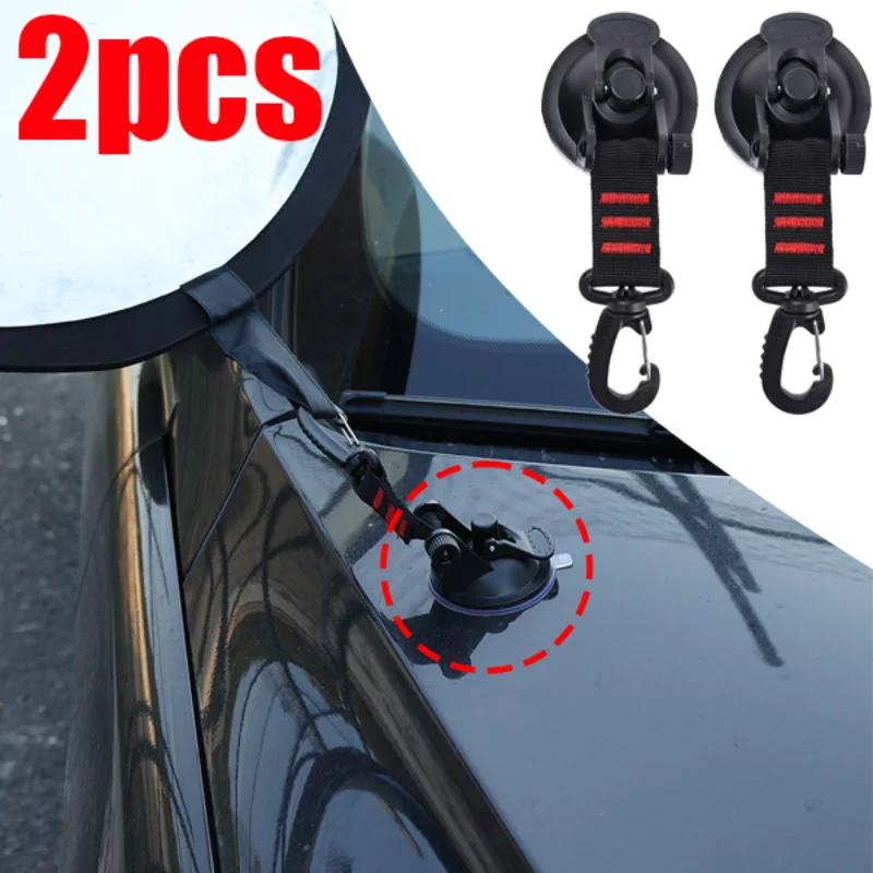 

Car Truck Tent Suction Cups Buckle Round Triangular Side Awning Anchors Outdoor Camping Tent Suckers Anchor Securing Hook 2pcs