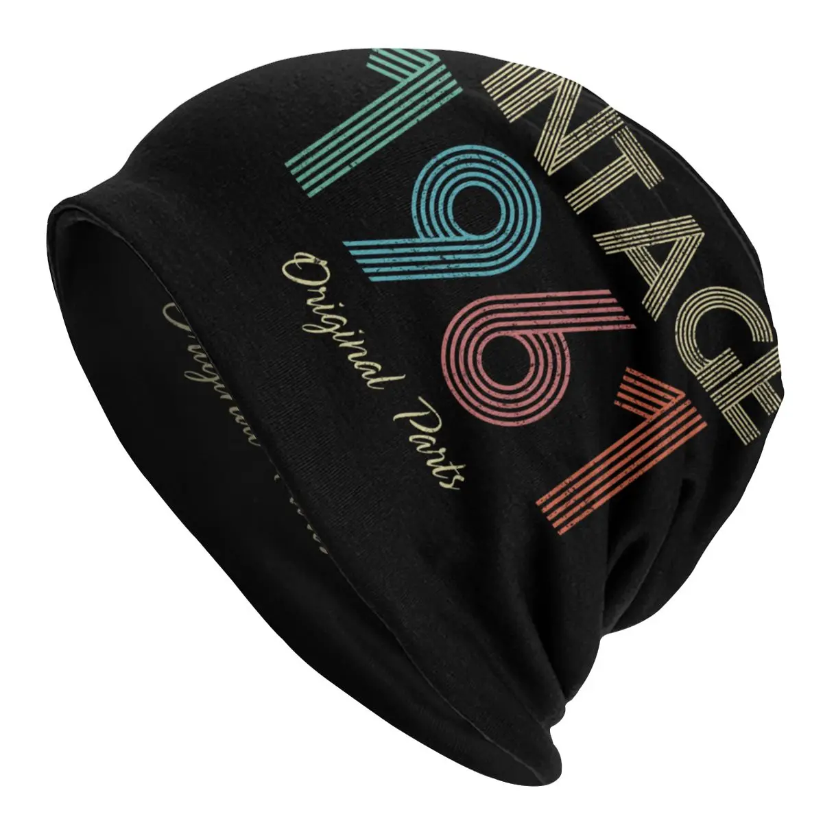 

Unisex Bonnet Winter Warm Knit Hat Men Women 1961 Original Parts Cool Beanies Caps Adult Beanie Hats Outdoor Ski Cap