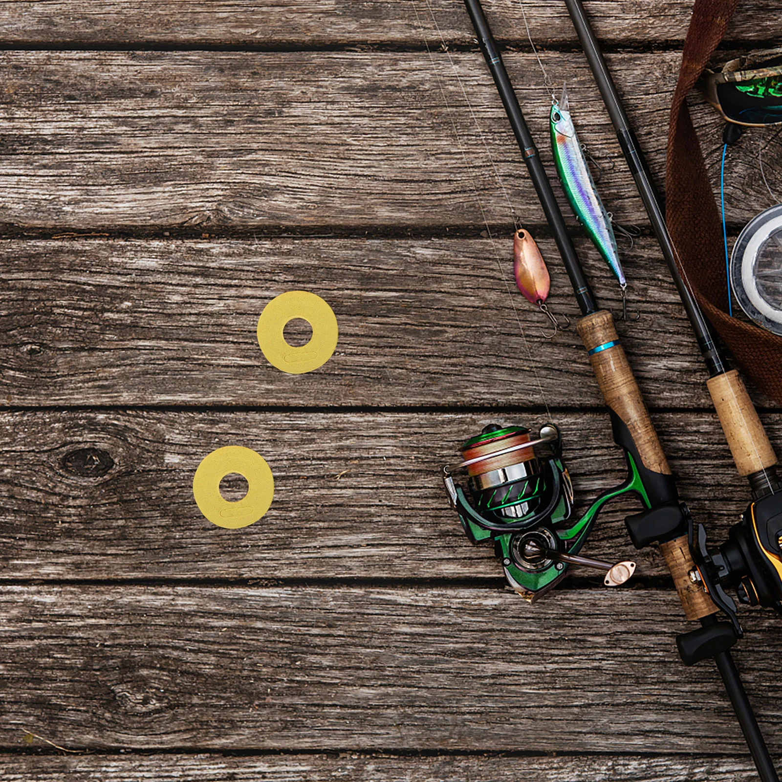 100 шт. катушки для лески круглая форма рыболовные снасти (разноцветные)