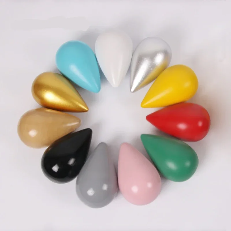 1 шт. крючок в форме капли воды деревянная настенная вешалка дверная задняя