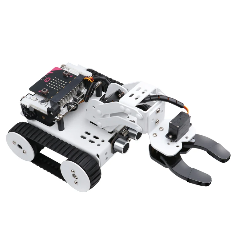 

Microbit Smart Car Qtruck Maker Education Kit Programmable Robot Line Inspection Tracing Smart Car