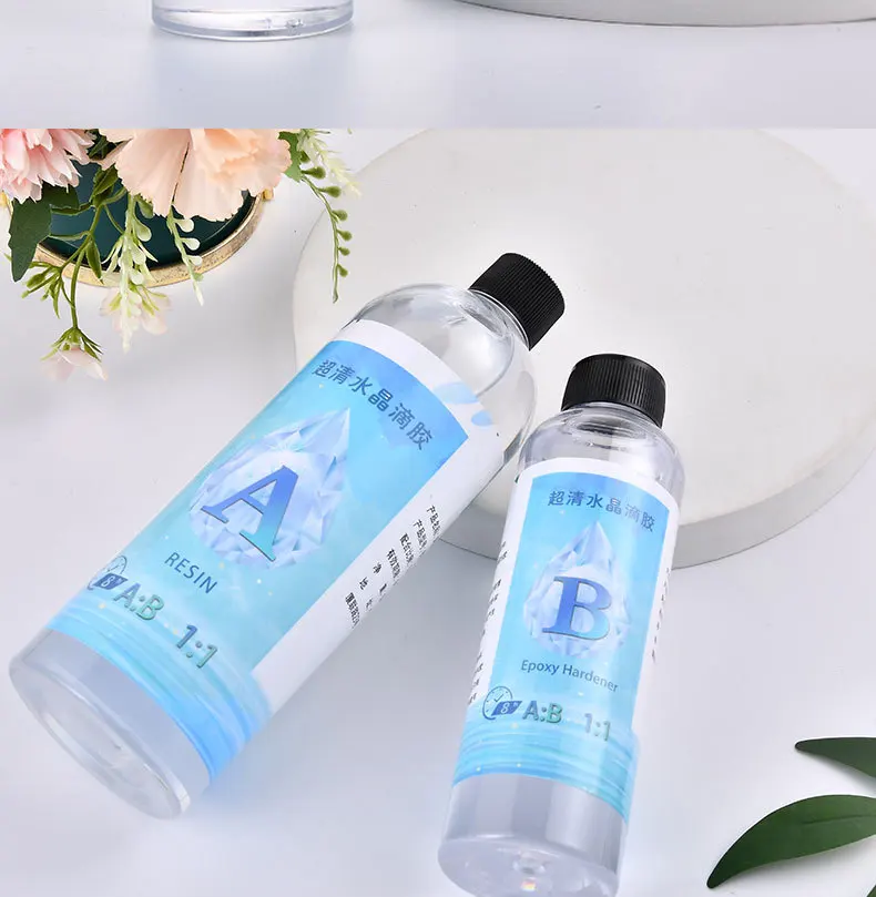 Набор эпоксидной смолы прозрачный отвердитель для художественного литья 1 кг в