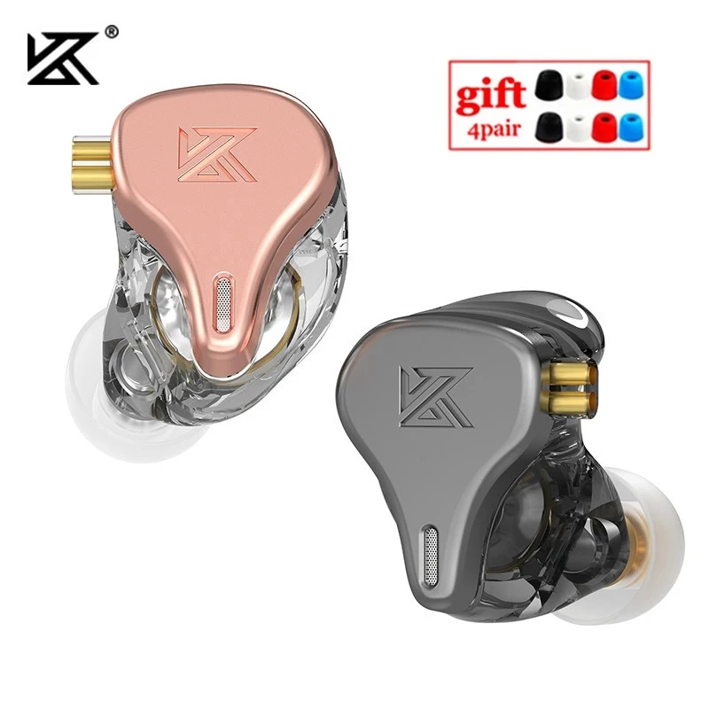 

KZ x HBB DQ6S 3DD Triple Dynamic Drivers Array HiFi In Ear Earphones Strong Bass Detachable 0.75mm 2Pin Silver Plated OFC Cable