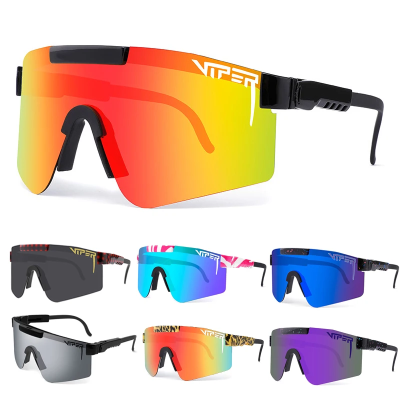 

Original Pit Viper Cycling Glasses TR90 MTB Bicycle Eyewear Windproof Ski Sport Polarized UV400 Sunglasses For Men/Woman