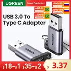 Адаптер usb-c Ugreen, штекер USB 3,0-гнездо USB 3,1, для ПК, ноутбука, Samsung, Huawei, наушников