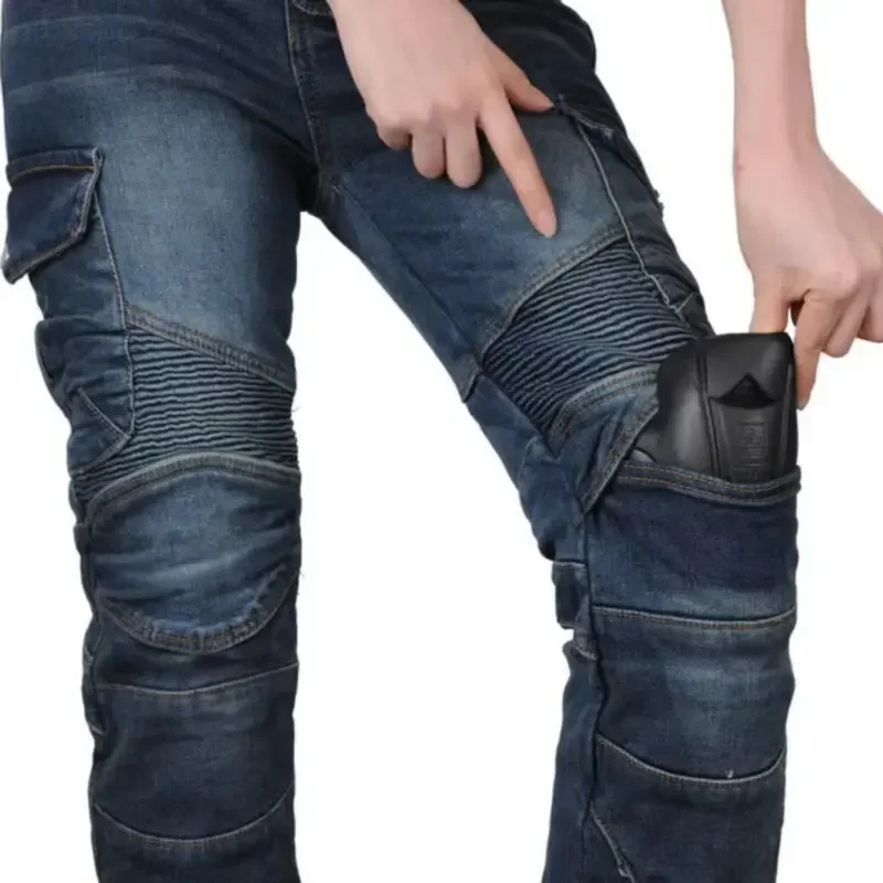 Зимние защитные джинсы Volero для езды на мотоцикле женские рыцарские повседневные