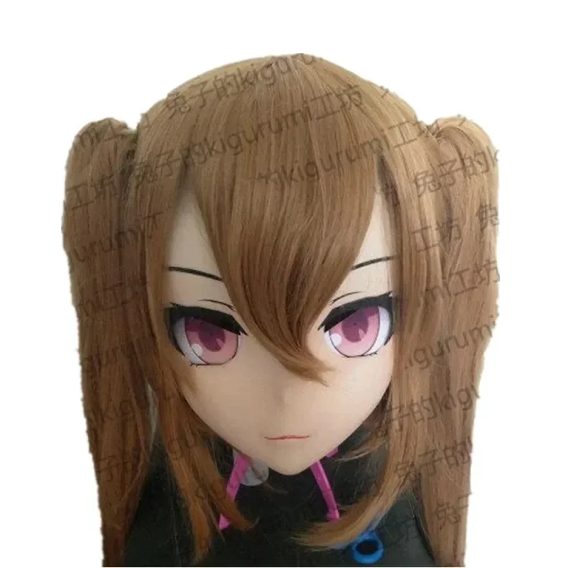 (Rabbit 08) женская маска ручной работы из смолы в виде головы красивой девушки