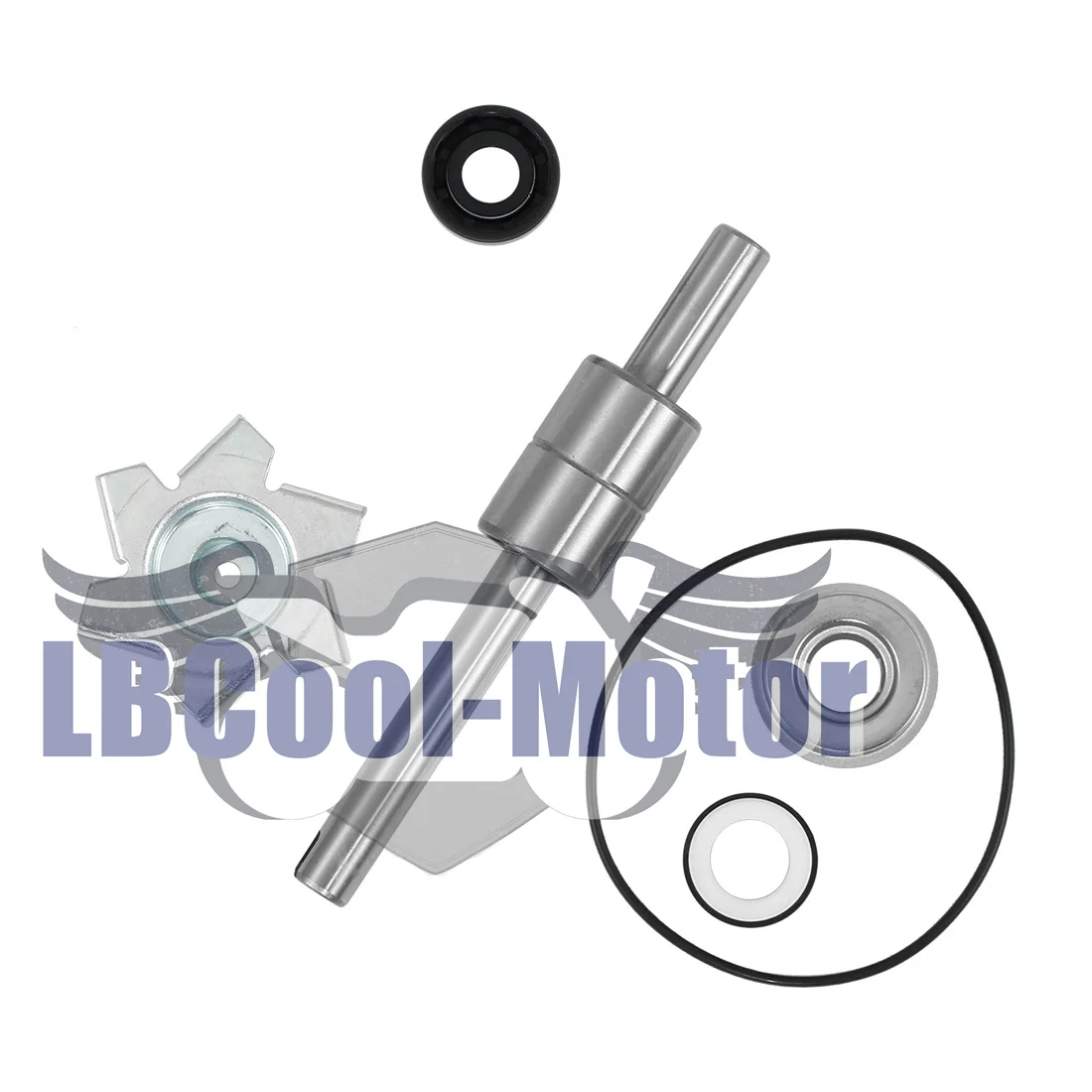 Фото Ремонтный комплект водяного насоса для мотоцикла Honda VFR800 2002-2009 2003 2004 2005 2006 2007 2008 19200-MCW-000, набор уплотнительных прокладок и О-рингов. №4