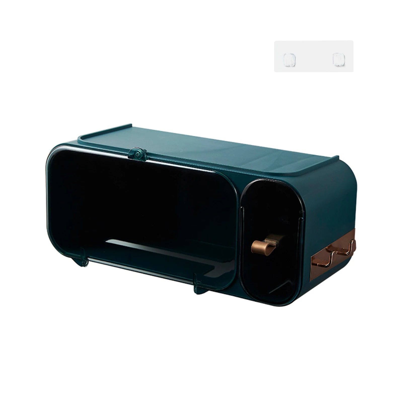 

Прозрачный держатель для полотенец и туалетной бумаги с крышкой